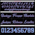 Benutzerdefinierte schwarze Shorts Hellblau-Pink Authentic Basketball Throwback