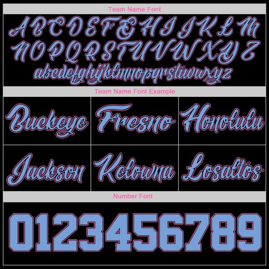 Benutzerdefinierte schwarze Shorts Hellblau-Pink Authentic Basketball Throwback