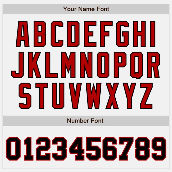 Letterman Custom Tone Two Full-Snap Weiß Schwarz-Rot Bomber Varsity Jacke Letterman Custom Tone Two Full-Snap Weiß Schwarz-Rot Bomber Varsity Jacke