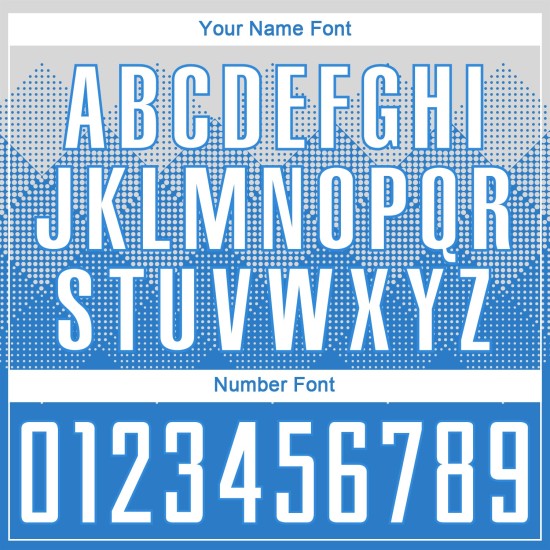 Sublimation Fußball Blau Pulver Weiß Uniform Custom Jersey