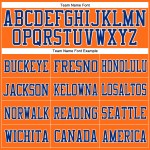 Royal-Weißes authentisches orangefarbenes Fußball-Mesh-Custom-Trikot Royal-Weißes authentisches orangefarbenes Fußball-Mesh-Custom-Trikot