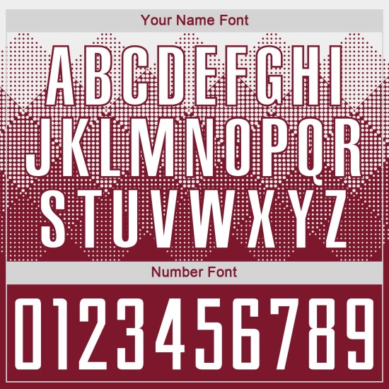 Weiße Sublimation Crimson Uniform Fußball Custom Jersey