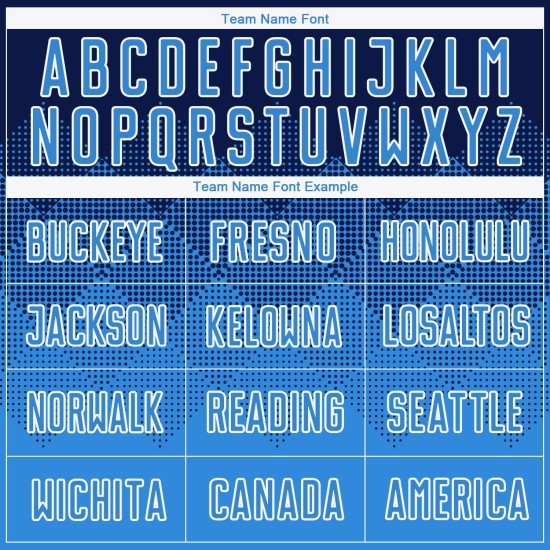 Fußball Sublimation Blau-Weiß Custom Navy Powder Uniform Trikot