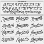 Letterman-Jacke mit durchgehendem Druckknopf, Bomber, Weiß, Varsity, Custom, Weiß-Schwarz Letterman-Jacke mit durchgehendem Druckknopf, Bomber, Weiß, Varsity, Custom, Weiß-Schwarz