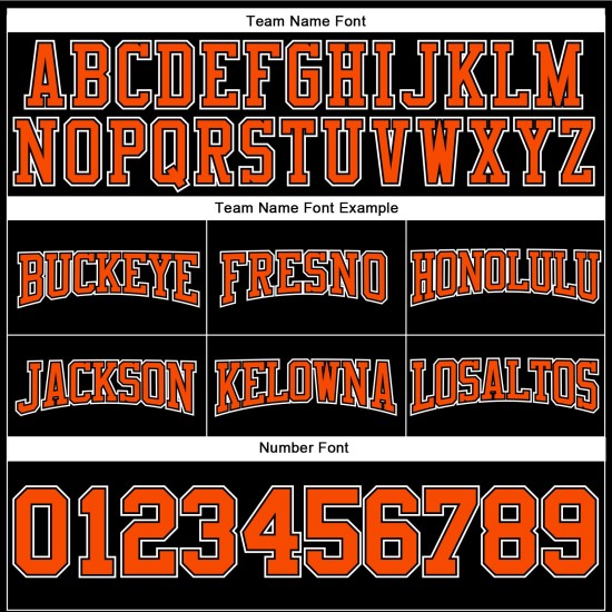 Orange-Weiß Custom Pullover genäht Fußball Hoodie schwarzes Sweatshirt