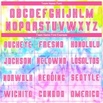 Fußball Tie Sublimation Custom Dye Jersey Rosa-Weiß Uniform