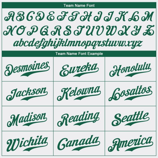 Weiß Grün-Licht Kelly Custom Baseball Grau Authentic Jersey