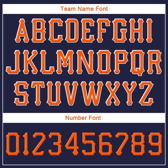 Orange-Weiß Custom Hat Navy Verstellbar Snapback Genäht Orange-Weiß Custom Hat Navy Verstellbar Snapback Genäht