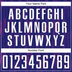 Lila Trikot Uniform Fußball Sublimation Custom Weiß