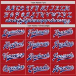 Full-Snap Letterman Varsity Custom Red Two Tone Bomber Royal-White Jacke Full-Snap Letterman Varsity Custom Red Two Tone Bomber Royal-White Jacke