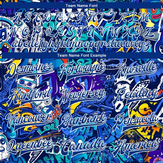 Graffiti Jacke Bomber Full-Snap Varsity 3D Muster Kunst Urban Street Royal-Weiß Custom Letterman Abstrakt Graffiti Jacke Bomber Full-Snap Varsity 3D Muster Kunst Urban Street Royal-Weiß Custom Letterman Abstrakt