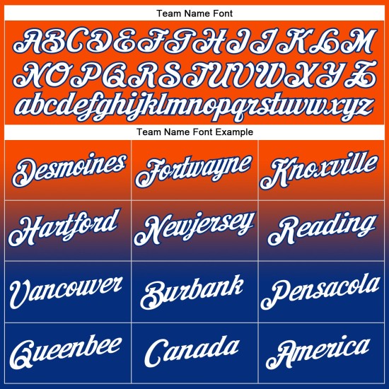 Fade Pullover Sweatshirt Mode Weiß-Royal Orange Sport Custom Hoodie genäht