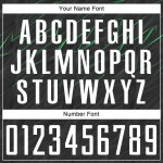 Sublimation Weiß-Neon Custom Jersey Grün Fußball Schwarz Uniform