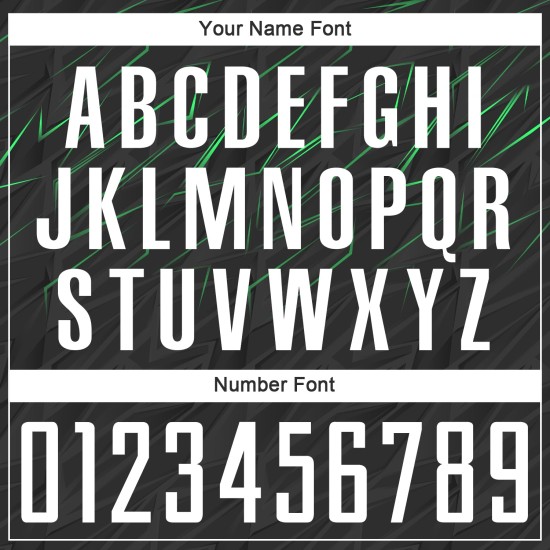 Sublimation Weiß-Neon Custom Jersey Grün Fußball Schwarz Uniform