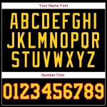 Rippstrick Jersey Custom Schwarz Rundhals Basketball Gold-Rot Rippstrick Jersey Custom Schwarz Rundhals Basketball Gold-Rot