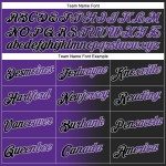 Custom Sports Schwarz Farbverlauf Sweatshirt Lila-Grau Pullover Mode Genäht Hoodie