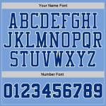 Leichtes Kapuzenpullover Sweatshirt Royal-Weiß Blau Weiß Sport Custom Nadelstreifen genäht Pullover