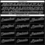 Schwarz-Weiß Nadelstreifen Trikot Schwarz Weiß Basketball Authentic Custom Schwarz-Weiß Nadelstreifen Trikot Schwarz Weiß Basketball Authentic Custom