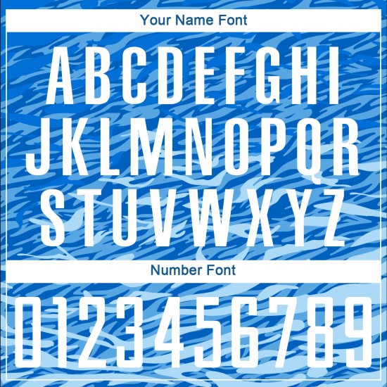 Sublimation Fußballtrikot Royal Uniform Weiß Custom