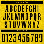 Sublimation Fußball Gold Schwarz Uniform Trikot Custom