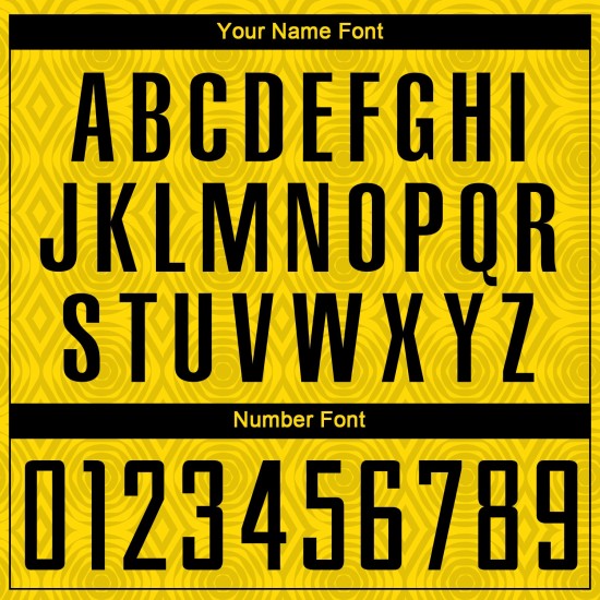 Sublimation Fußball Gold Schwarz Uniform Trikot Custom