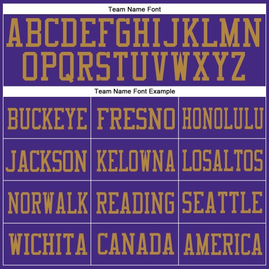 Lila-Old Custom Jersey Lila Mesh Fußball Authentic Gold Lila-Old Custom Jersey Lila Mesh Fußball Authentic Gold