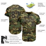 Authentisches Trikot Camo Cream To Baseball Black-City Salute Custom Service