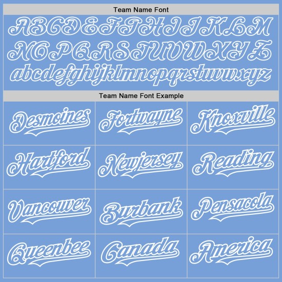 Jersey Weiß Softball Zwei-Knopf Custom Blau Nadelstreifen Hell Unisex Weiß Jersey Weiß Softball Zwei-Knopf Custom Blau Nadelstreifen Hell Unisex Weiß