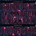 Genähter Pullover Schwarzer Flamingo Hoodie Muster Design Sport Sweatshirt 3D Custom Schwarz-Pink