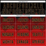 Gold Uniform Sublimation Rot Fußball Schwarz-Old Custom Jersey