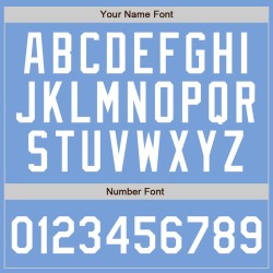 Nadelstreifen Weiß Blau Licht Baseball Custom Authentic Jersey Weiß