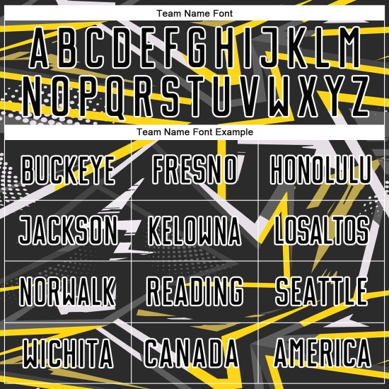 Schwarz-Goldene Fußball-Sublimationstrikotuniform