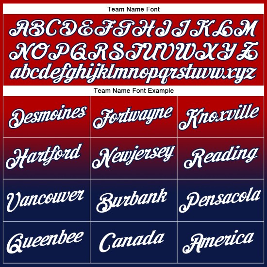 Rotes Sweatshirt Sportmode Individuell genähter Hoodie Pullover Weiß-Navy Fade