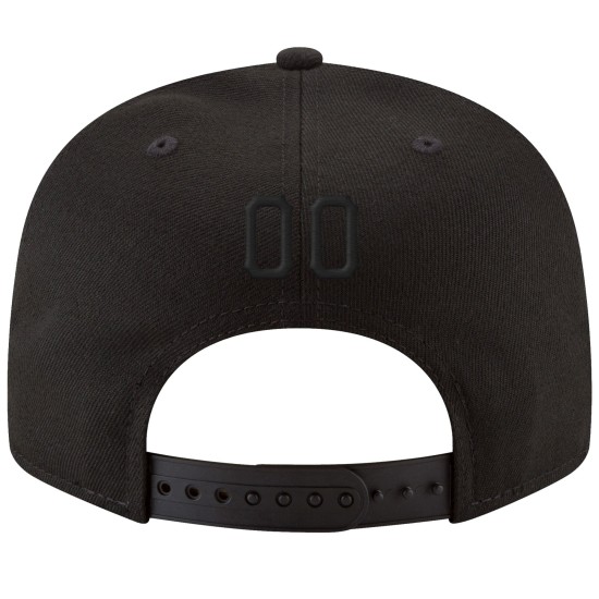 Snapback verstellbar genäht blau schwarz Custom Black-Powder Hut Snapback verstellbar genäht blau schwarz Custom Black-Powder Hut
