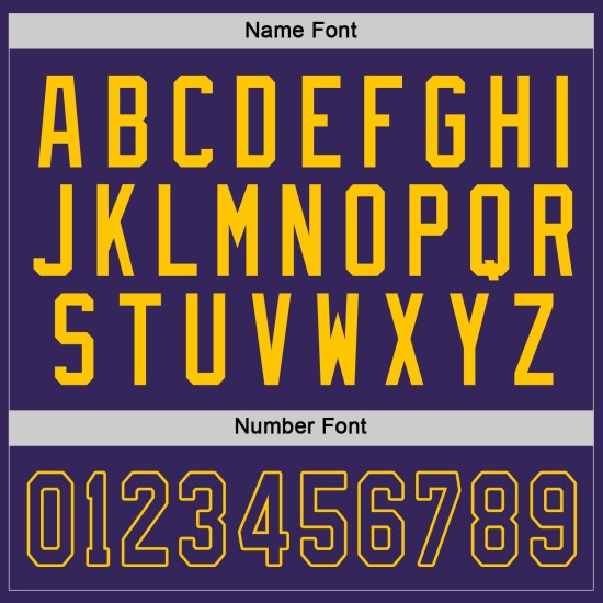 Trikot Custom Lila-Gold Hockey Lila Trikot Custom Lila-Gold Hockey Lila