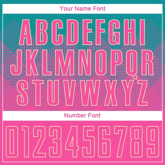 Jersey Teal Sublimation Uniform Pink-Creme Fußball Custom