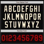 Full-Snap Custom Jacke Schwarz Varsity Creme-Rot Letterman Bomber Full-Snap Custom Jacke Schwarz Varsity Creme-Rot Letterman Bomber