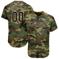 Authentisches Trikot Camo Cream To Baseball Black-City Salute Custom Service
