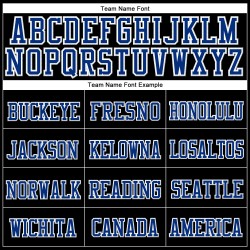 Strickmütze Royal-White mit Bündchen und Stickerei Schwarz Custom