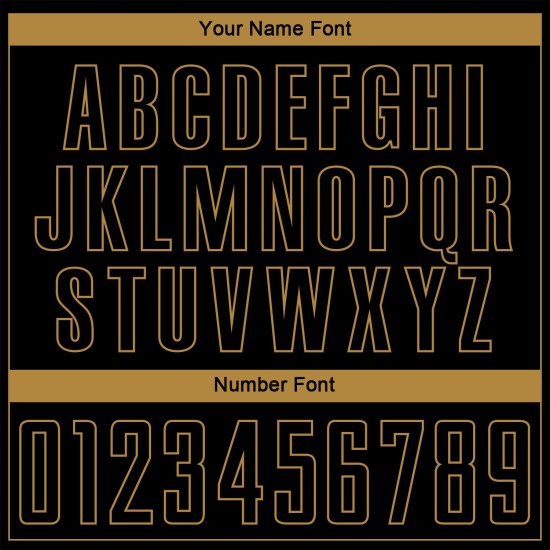 Uniform Gold Sublimation Fußball Altes Trikot Schwarz Custom