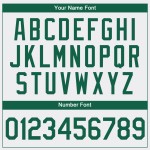 Weiß Grün-Licht Kelly Custom Baseball Grau Authentic Jersey