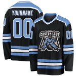 Hockey Blau-Weiß Schwarz Custom Jersey Light Hockey Blau-Weiß Schwarz Custom Jersey Light