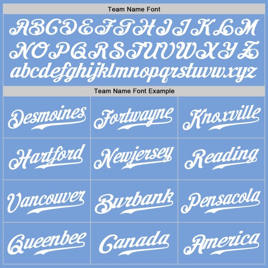 Nadelstreifen Weiß Blau Licht Baseball Custom Authentic Jersey Weiß