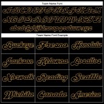 Jersey Gold Schwarz-Old Football Mesh Schwarz Custom Throwback Authentic Jersey Gold Schwarz-Old Football Mesh Schwarz Custom Throwback Authentic