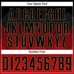 Gold Uniform Sublimation Rot Fußball Schwarz-Old Custom Jersey