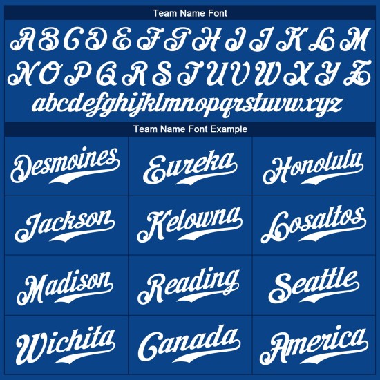 Jersey Weiß Royal Authentic Custom Baseball Jersey Weiß Royal Authentic Custom Baseball