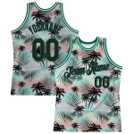 Muster Palm Custom 3D Tropical Grün Basketball Authentic Blätter Jersey Hawaii Schwarz Black-Kelly Muster Palm Custom 3D Tropical Grün Basketball Authentic Blätter Jersey Hawaii Schwarz Black-Kelly