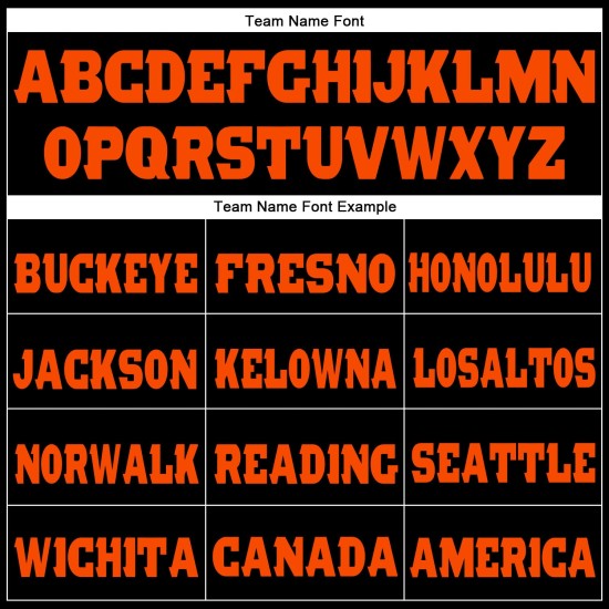 Fußball Custom Schwarz-Orange Schwarz Authentic Jersey Mesh