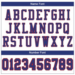 Trikot Authentic Custom Weiß Fußball Mesh Royal-Rot