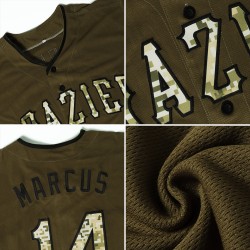 Baseball Camo-Schwarz Olive To Service Jersey Salute Authentic Custom Baseball Camo-Schwarz Olive To Service Jersey Salute Authentic Custom